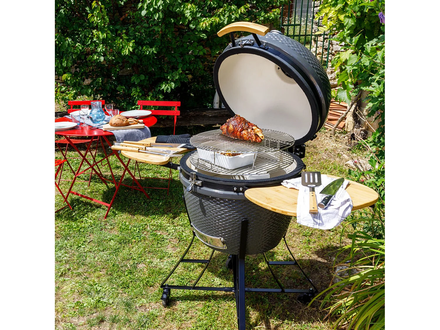 Barbecue au charbon de bois KAMAGIC 24 - SOMAGIC