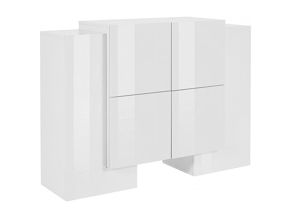 Buffet de salon cuisine 6 portes design moderne 130cm Pillon Vaux