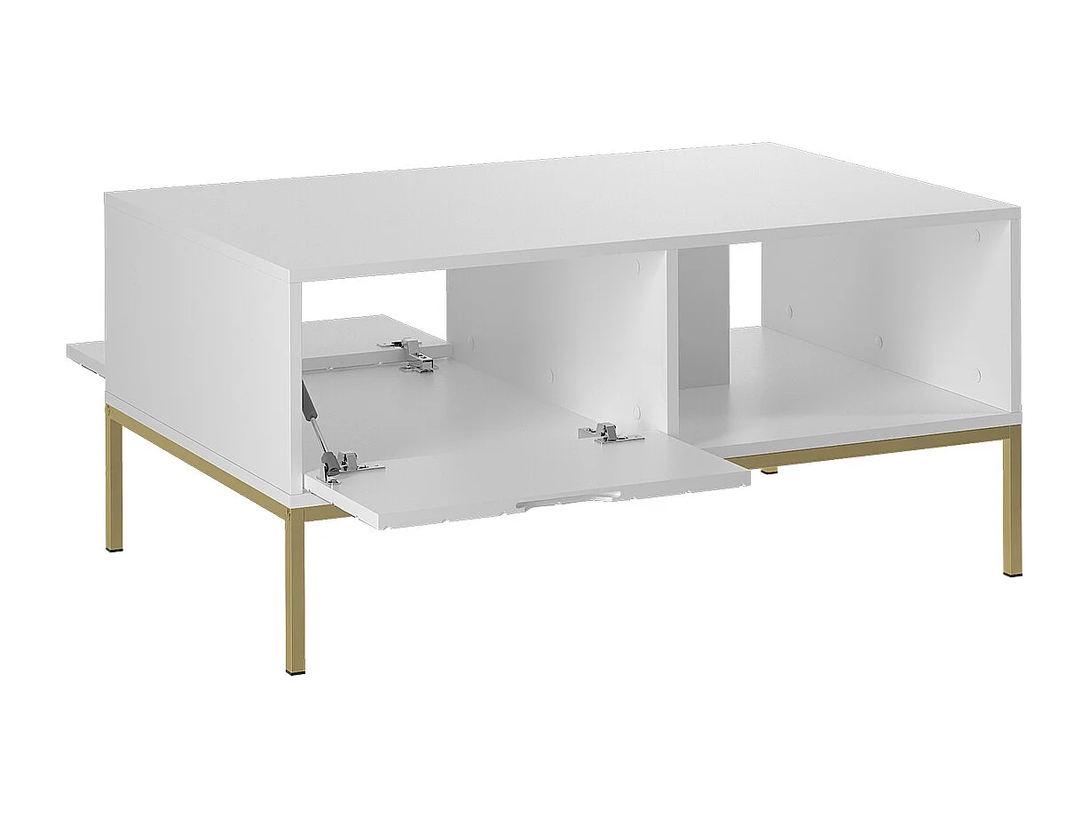 Tavolino da caffè Daria bianco 69cm