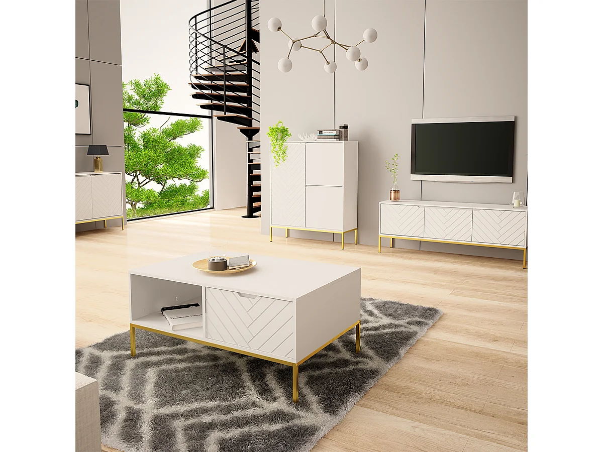 Salontafel Daria Wit