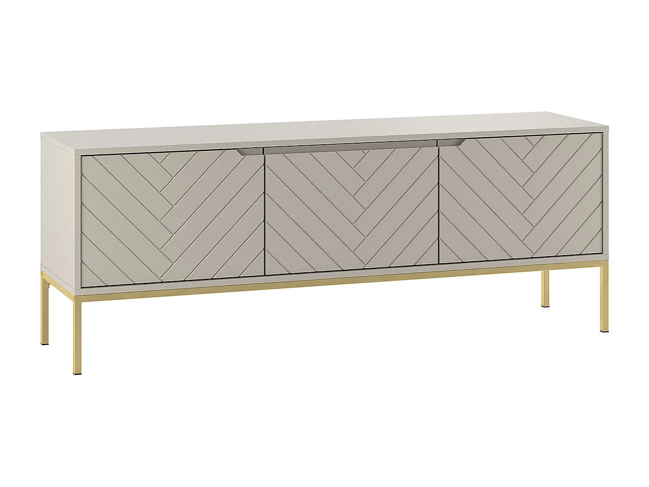 3-deurs TV-meubel 151 cm Daria Cachemire