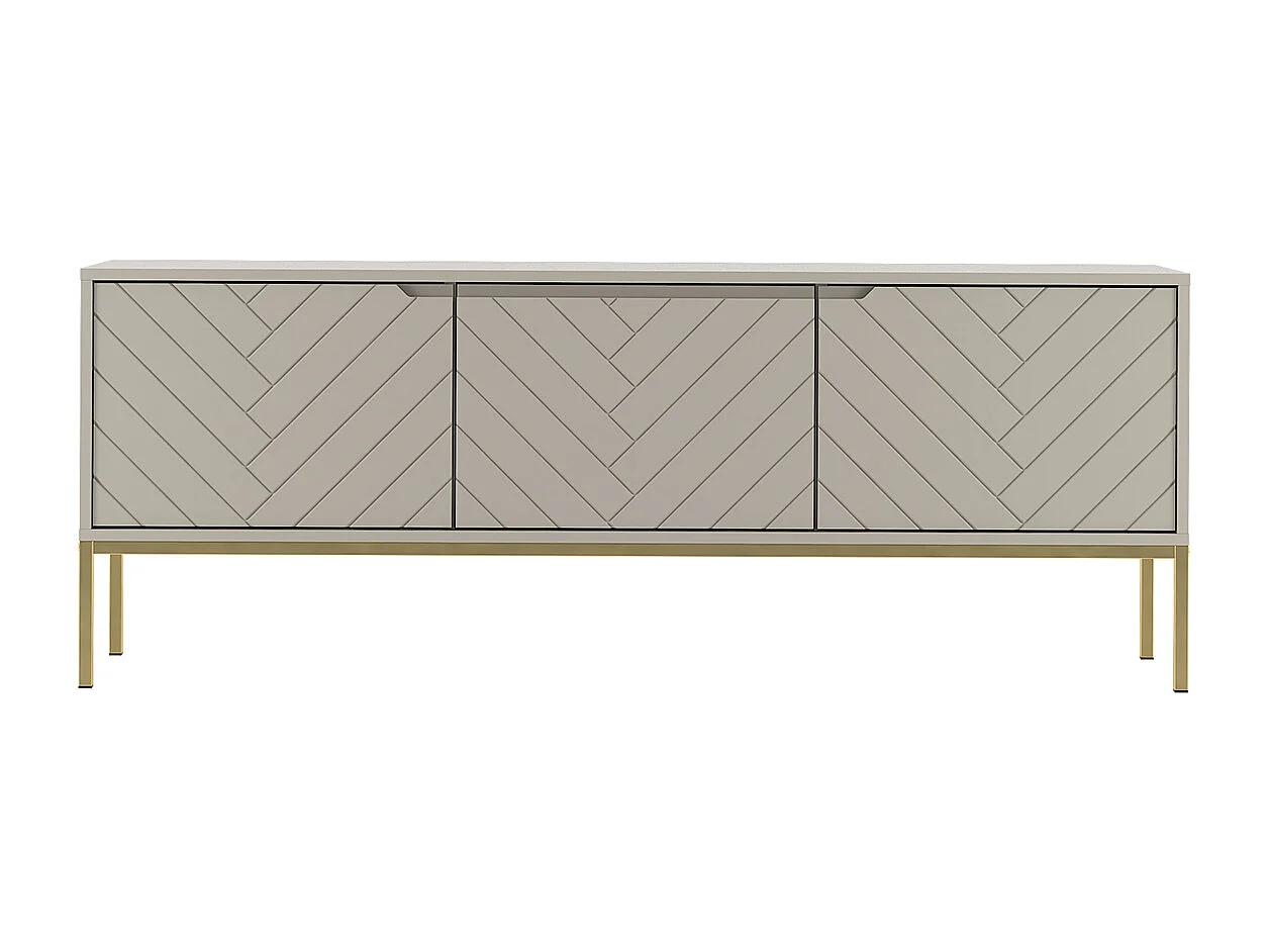 Meuble TV 3 portes 151 cm Daria Cachemire