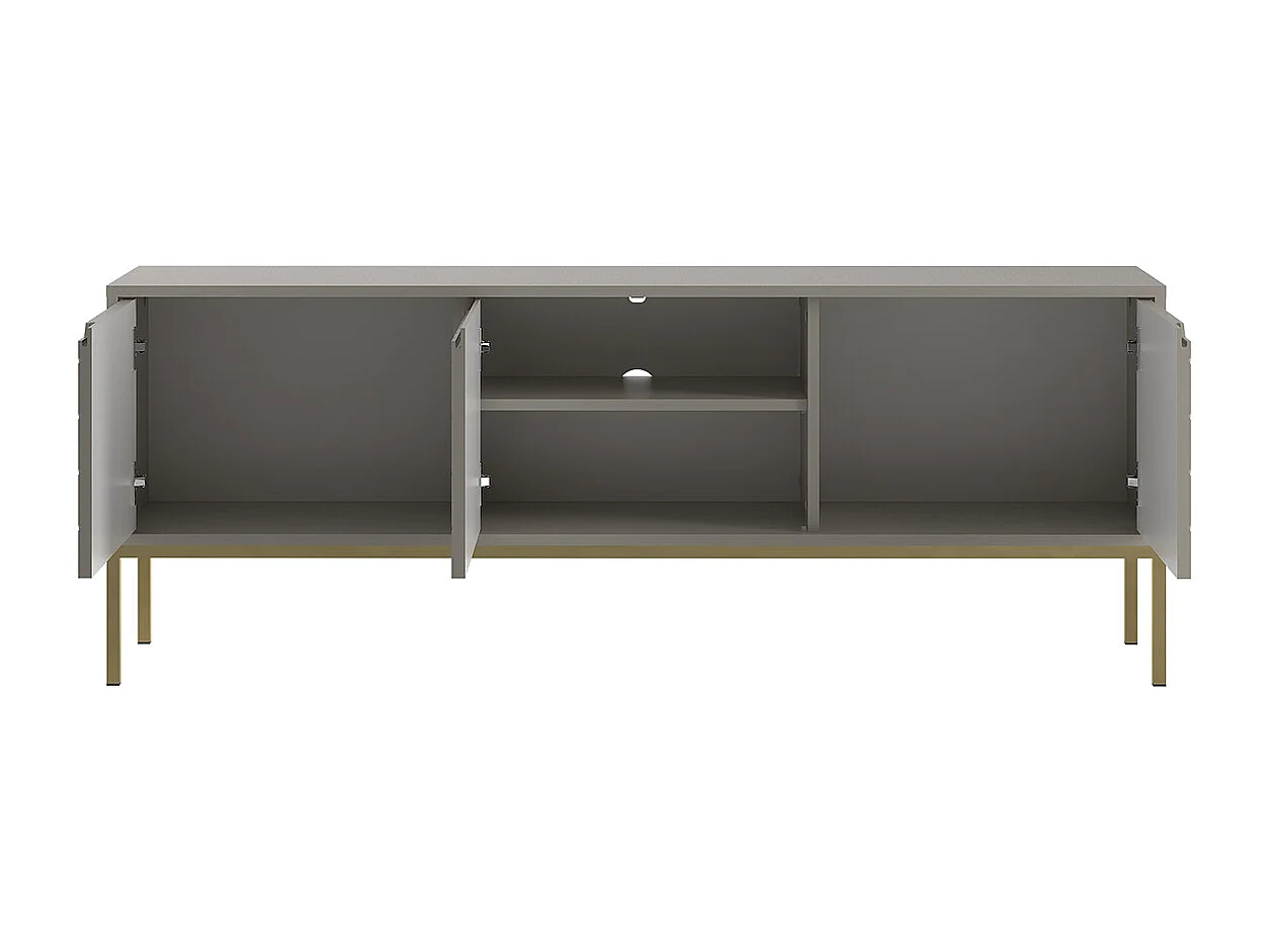 Meuble TV 3 portes 151 cm Daria Cachemire