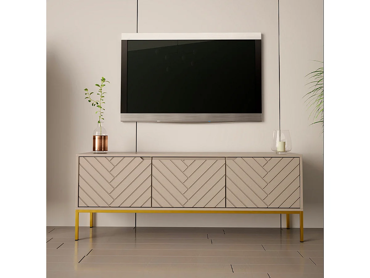 3-ovinen TV-kaappi 151 cm Daria kashmir