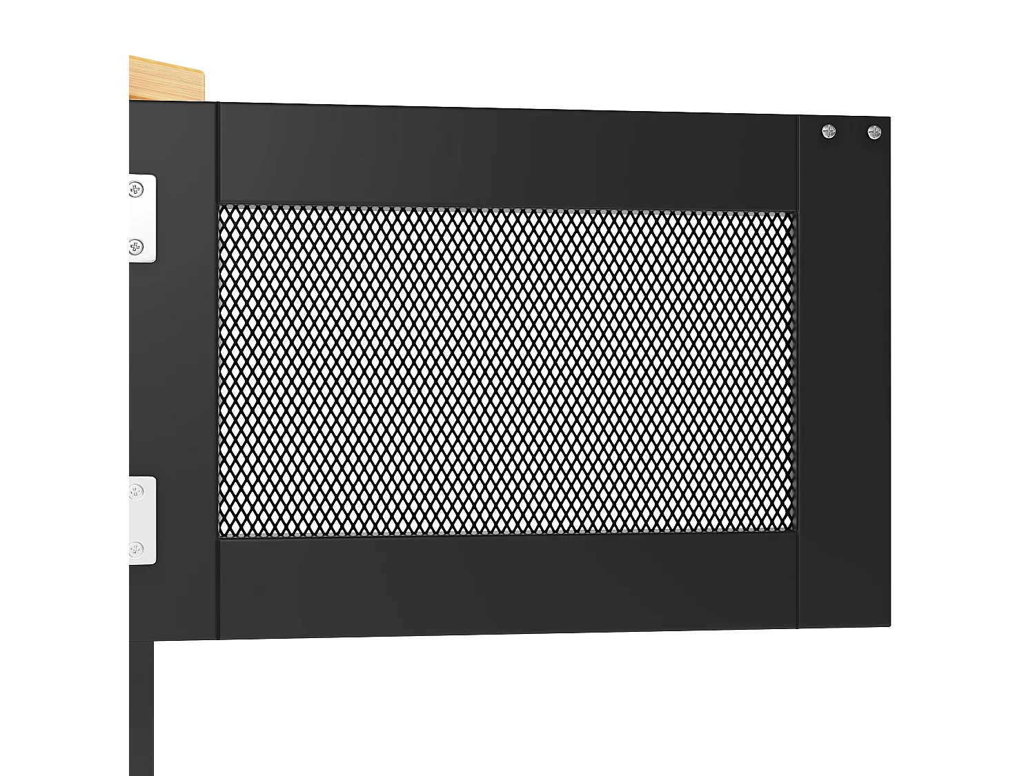 Verrijdbare keukeneiland 140×70×93,5 cm - 2 laden en 4 deuren - uitschuifbaar werkblad - verstelbare planken - zwart