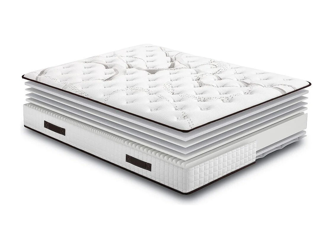 Matelas 160x200 Mambo - Mousse - Hauteur 21 cm - Soutien ferme et progressif