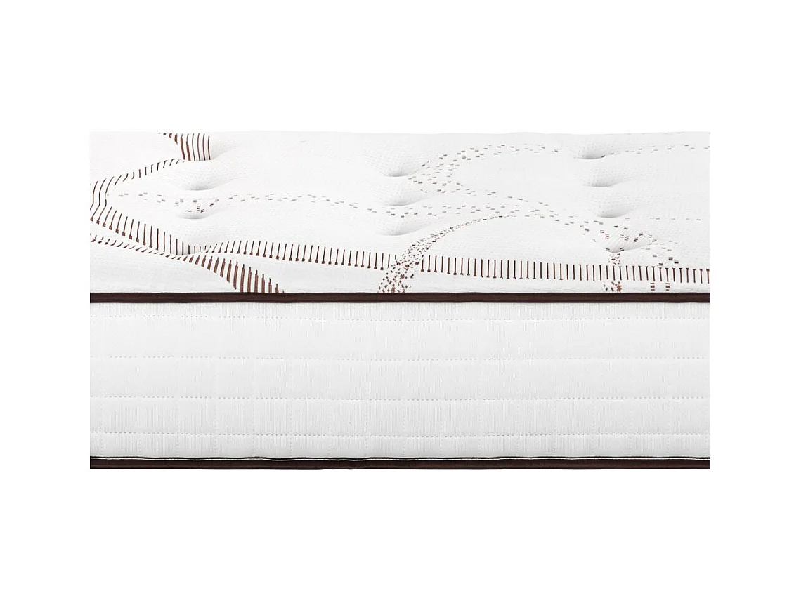 Matelas 2x80x200 Moorea - Mousse - Hauteur 25 cm - Soutien ferme et progressif