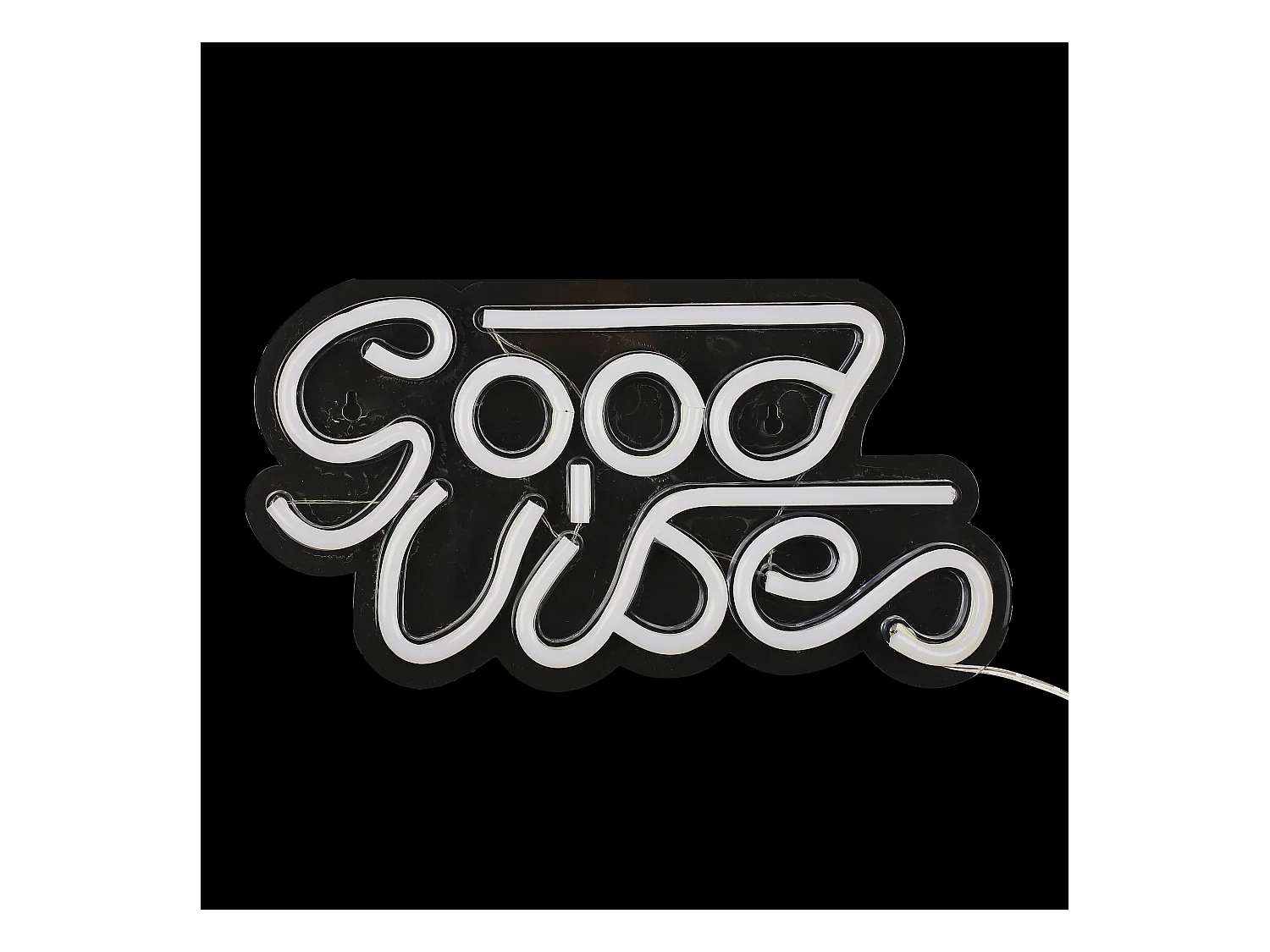 Lampe Tube Led Good Vibes Usb Rose