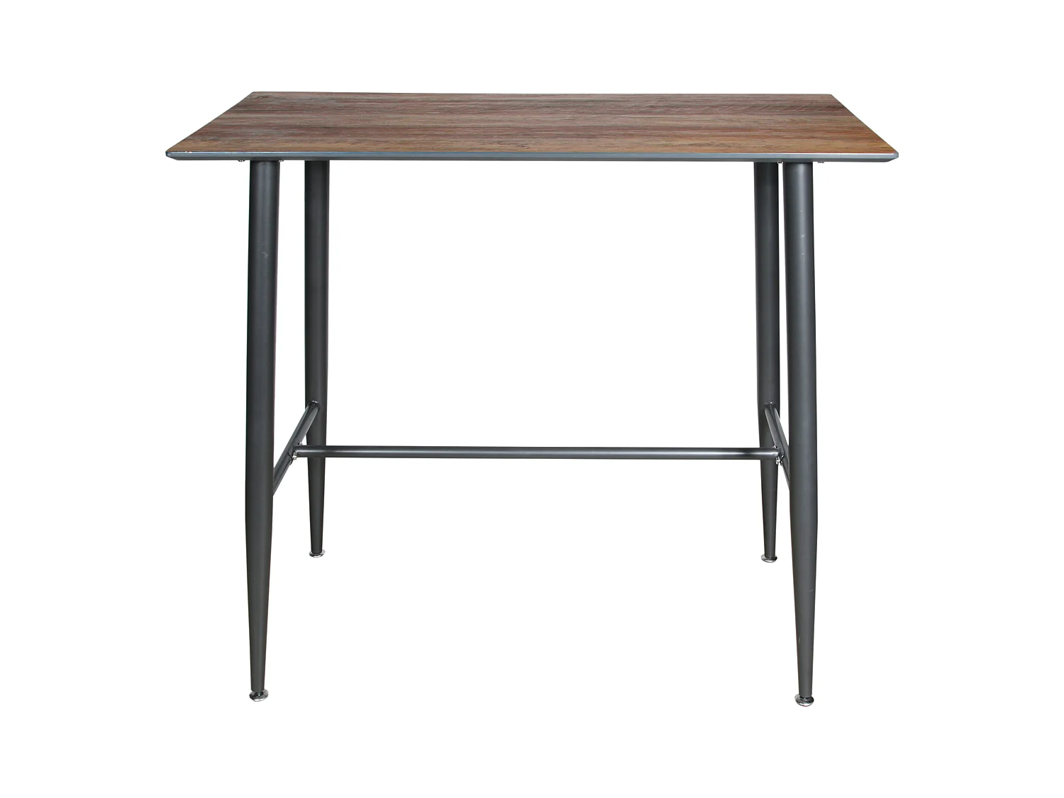 Table Mange Debout Imitation Bois 115x60x102cm