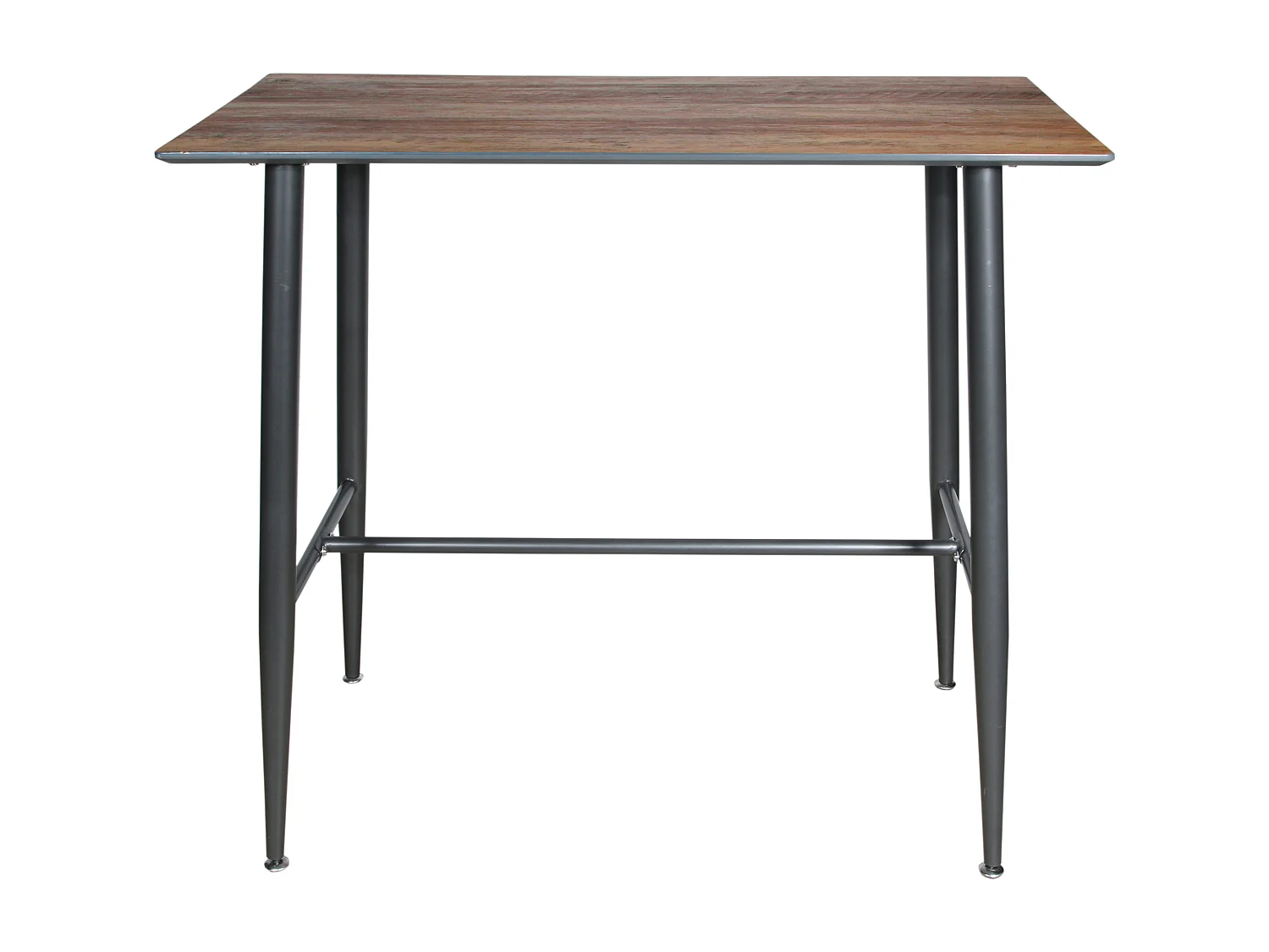 Table Mange Debout Imitation Bois 115x60x102cm