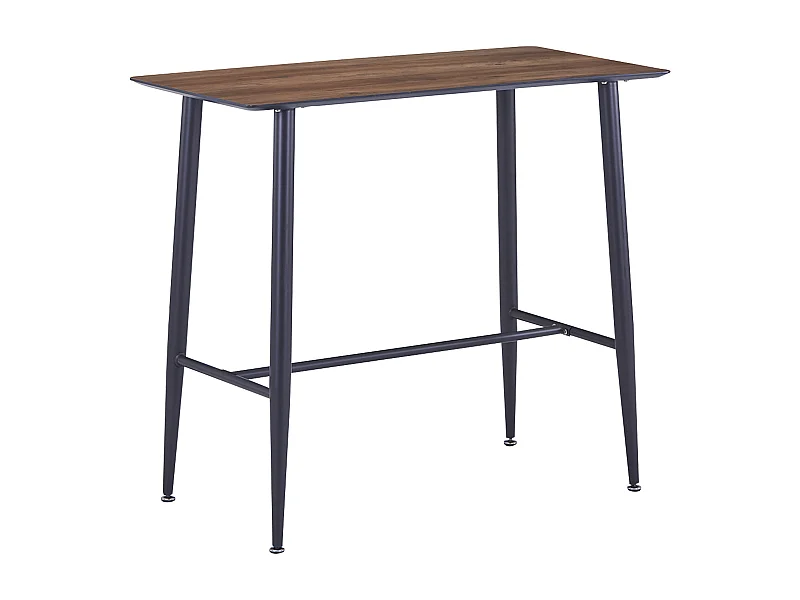 Table Mange Debout Imitation Bois 115x60x102cm