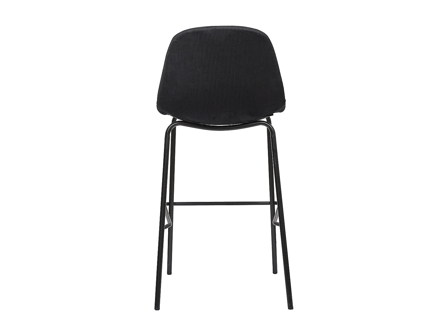 Chaise De Bar Giulia Noir - Lot De 2 Noir