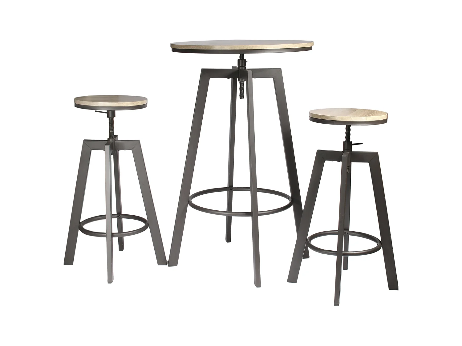 Table Mange Debout 2 Tabourets Reglables Aria