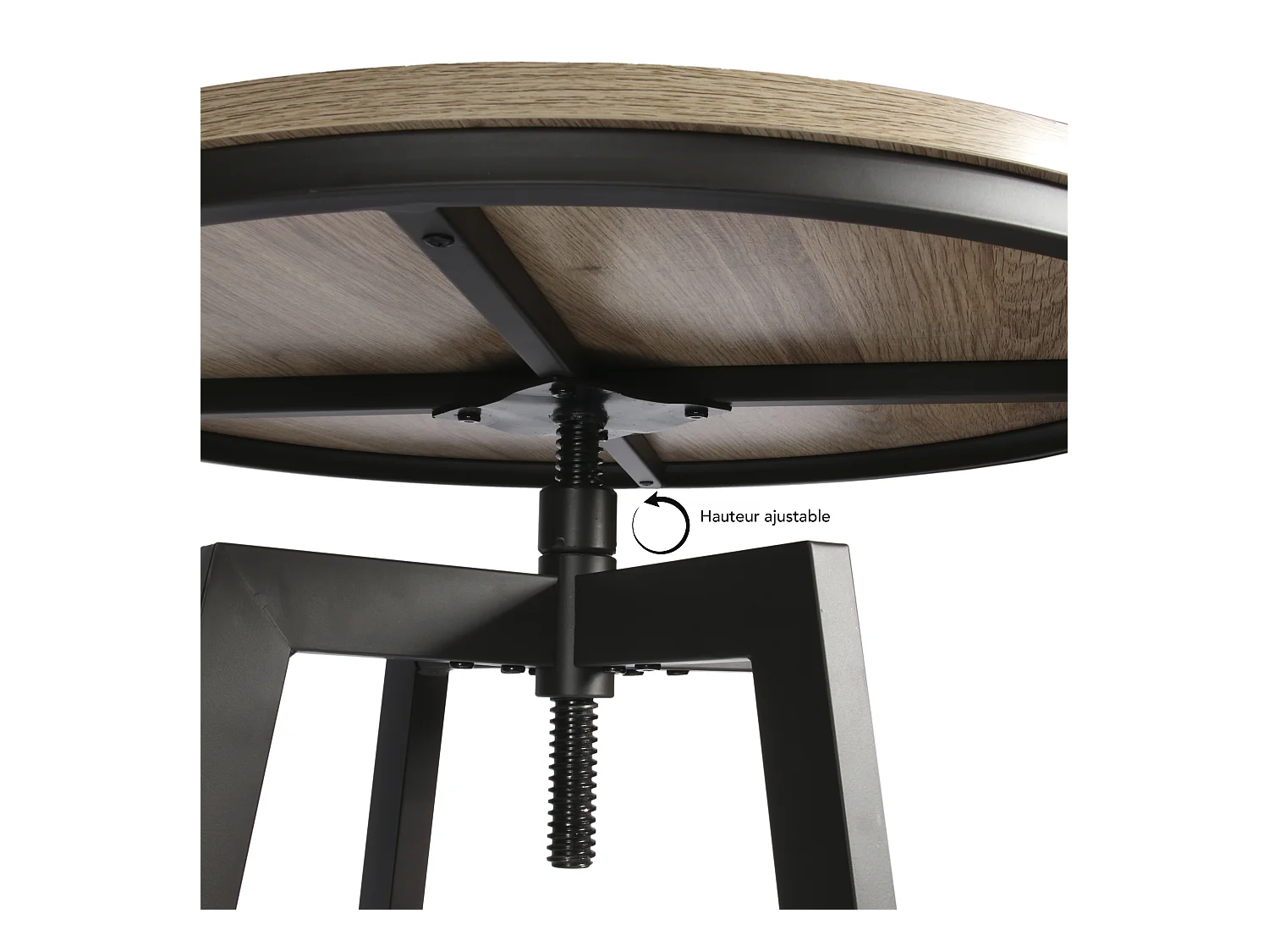 Table Mange Debout 2 Tabourets Reglables Aria