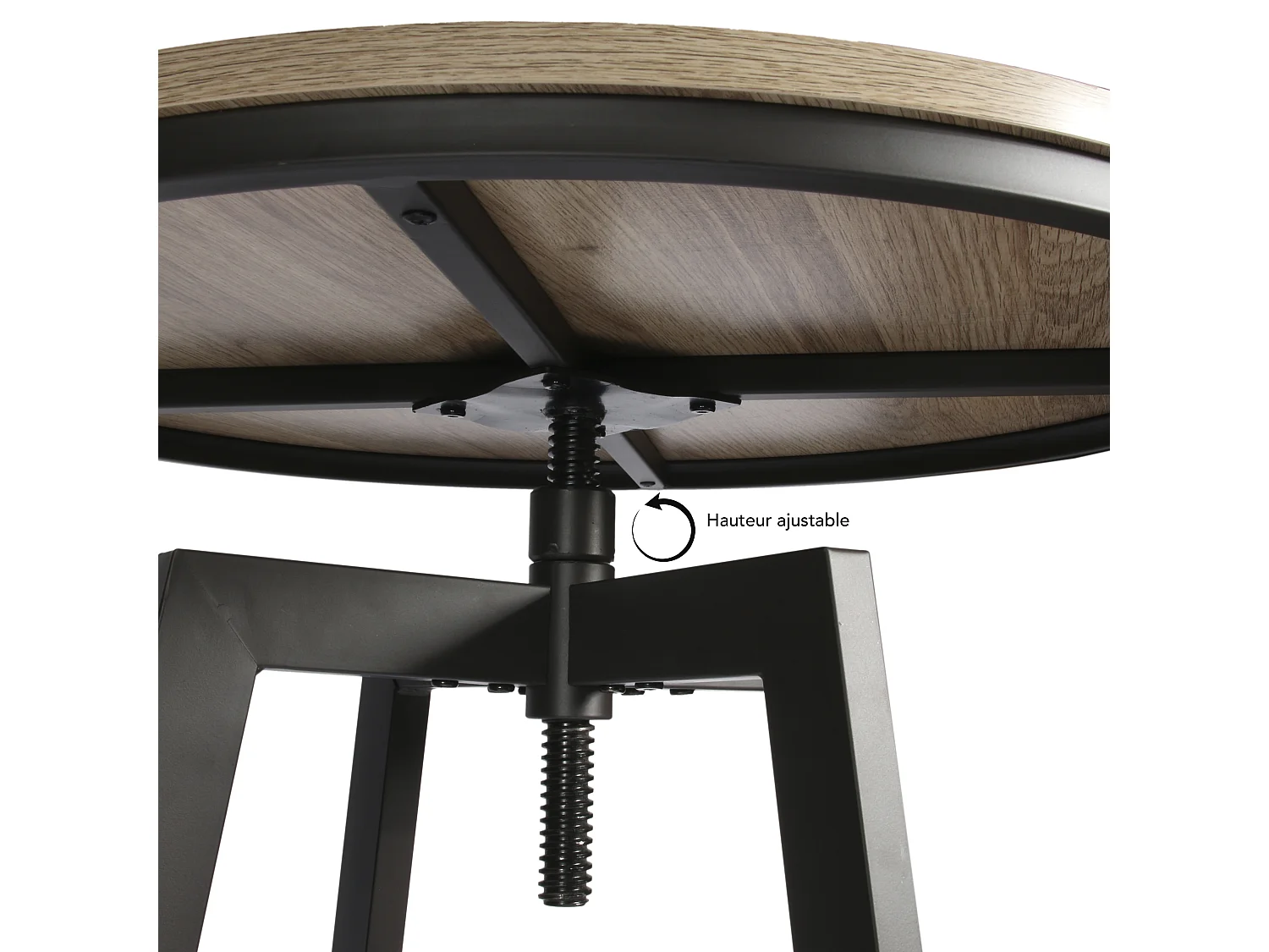 Table Mange Debout 2 Tabourets Reglables Aria