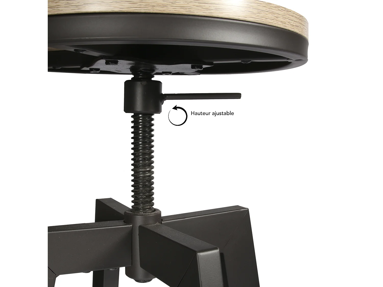 Table Mange Debout 2 Tabourets Reglables Aria