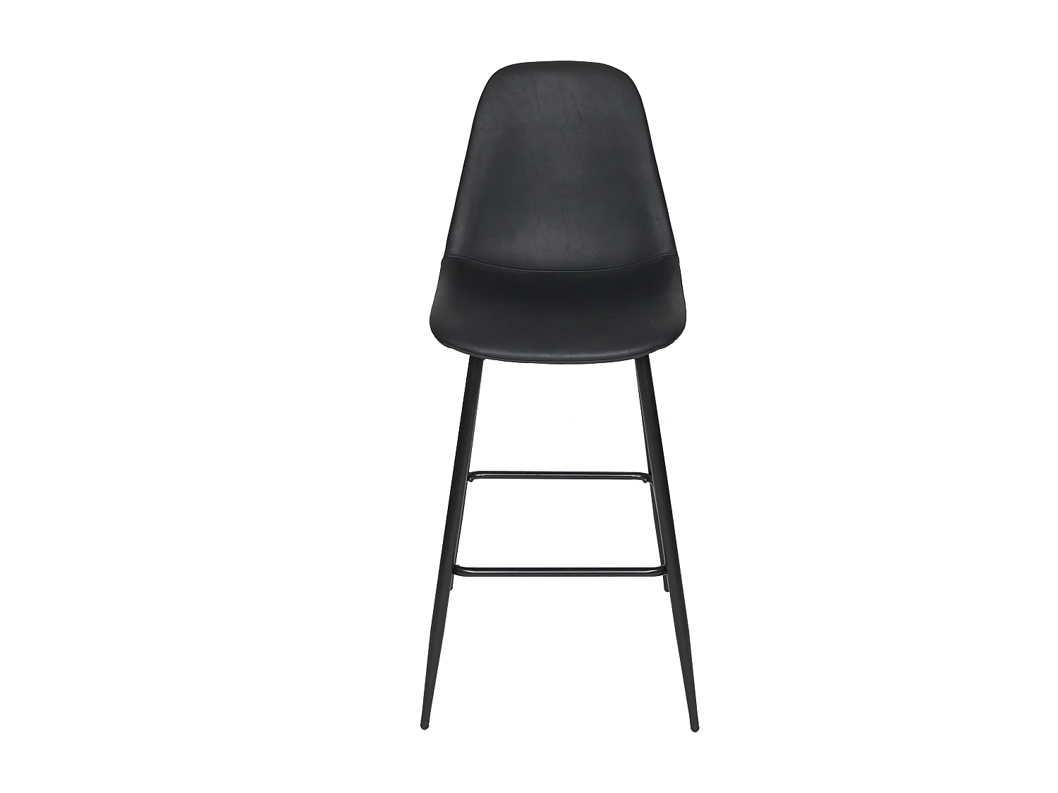 Chaise de bar - HOME DECO FACTORY - Amber - Moderne - Confortable - Noir