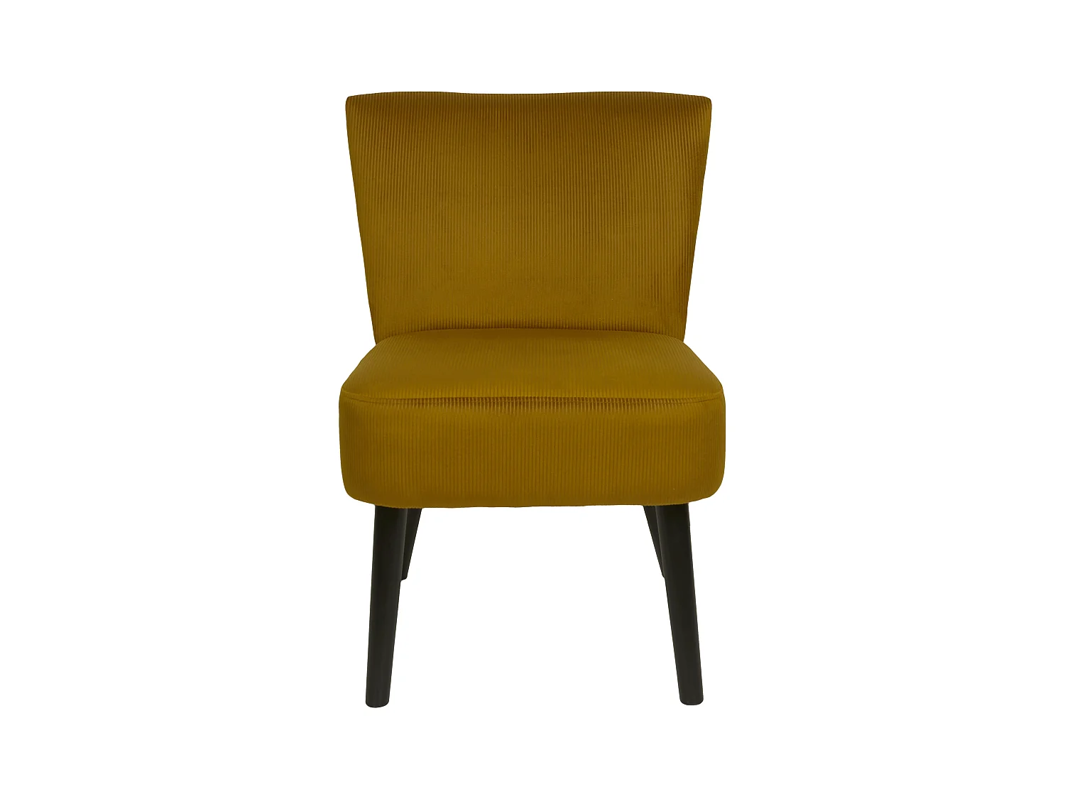 Fauteuil Crapaud Giulia Jaune Jaune, Noir