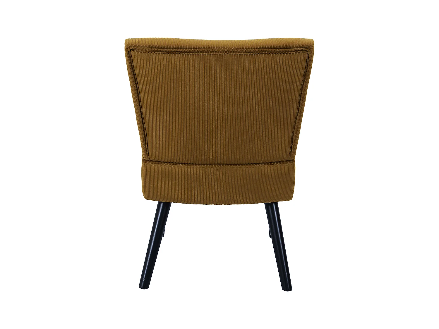 Fauteuil Crapaud Giulia Jaune Jaune, Noir