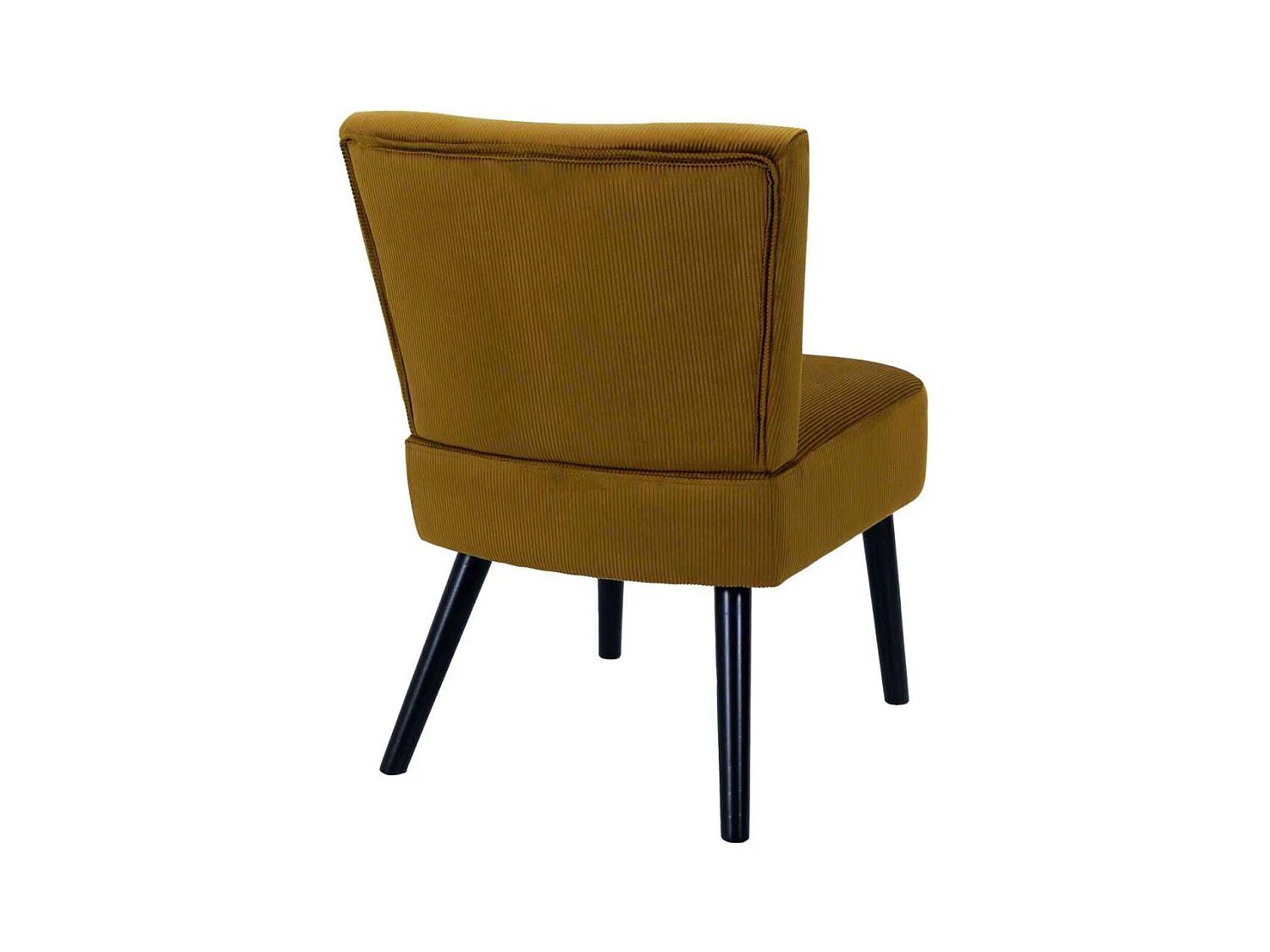 Fauteuil Crapaud Giulia Jaune Jaune, Noir