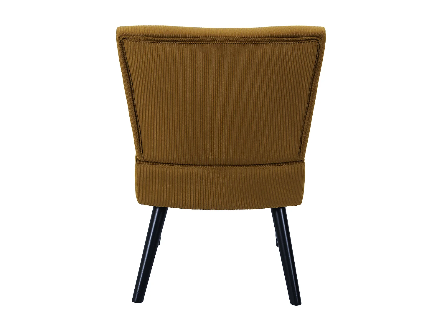Fauteuil Crapaud Giulia Jaune Jaune, Noir