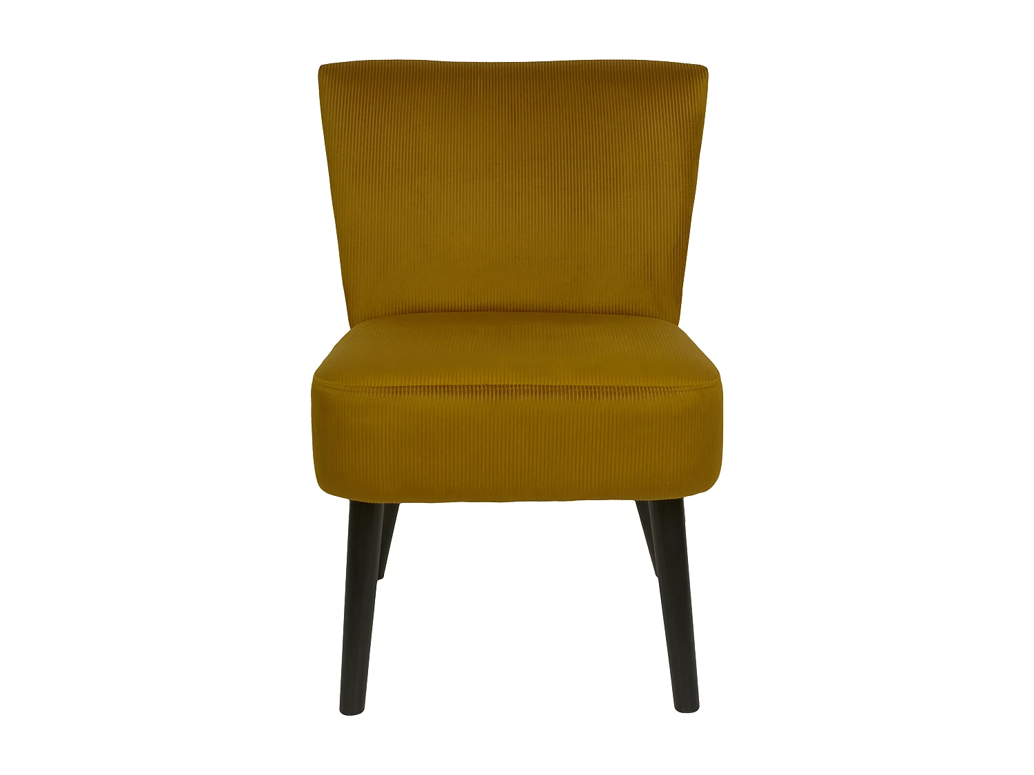 Fauteuil Crapaud Giulia Jaune Jaune, Noir