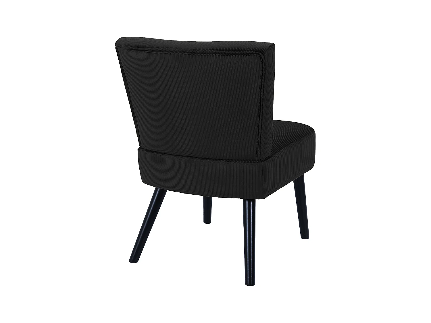 Fauteuil Crapaud Giulia Noir Noir