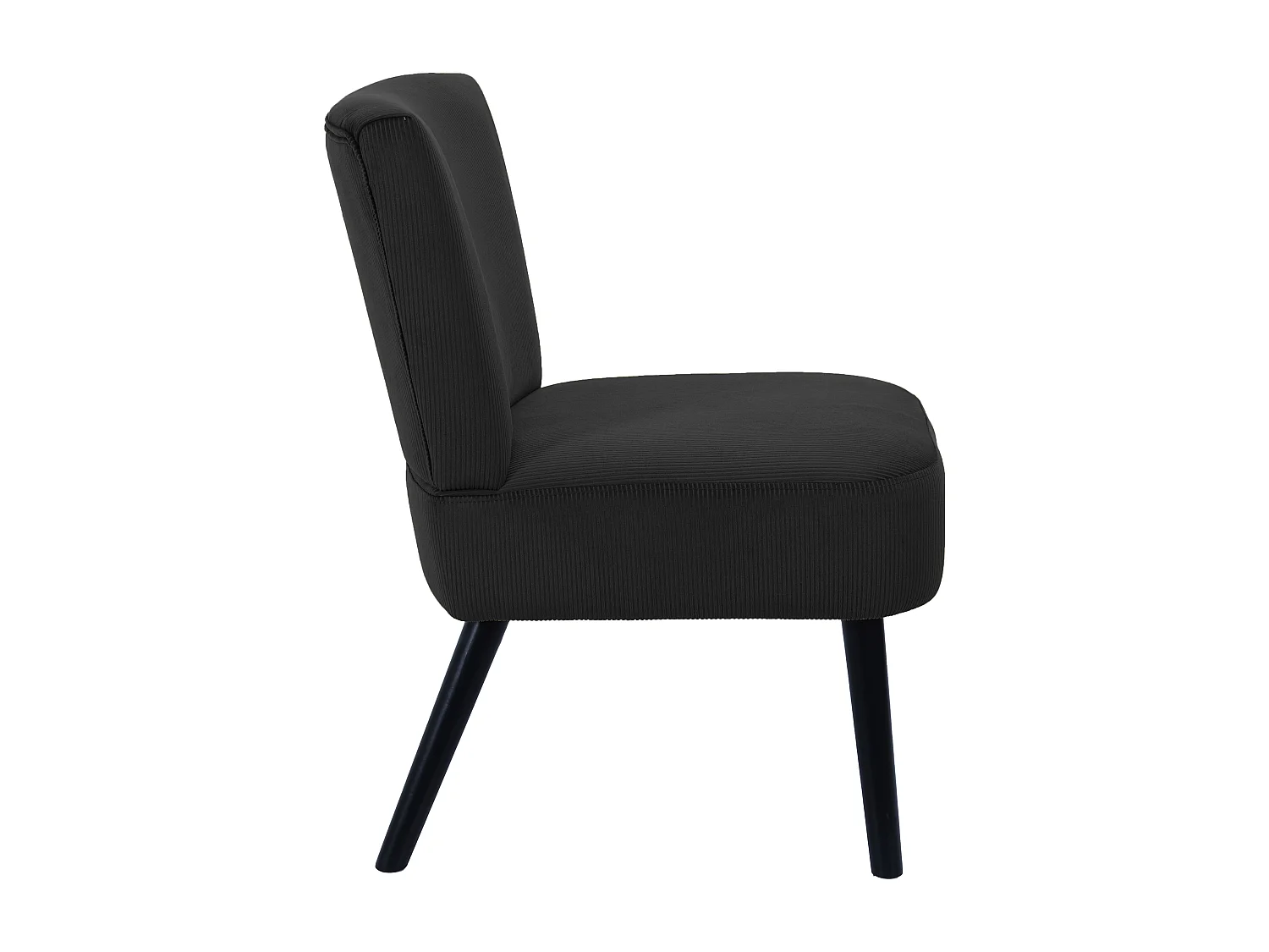 Fauteuil Crapaud Giulia Noir Noir