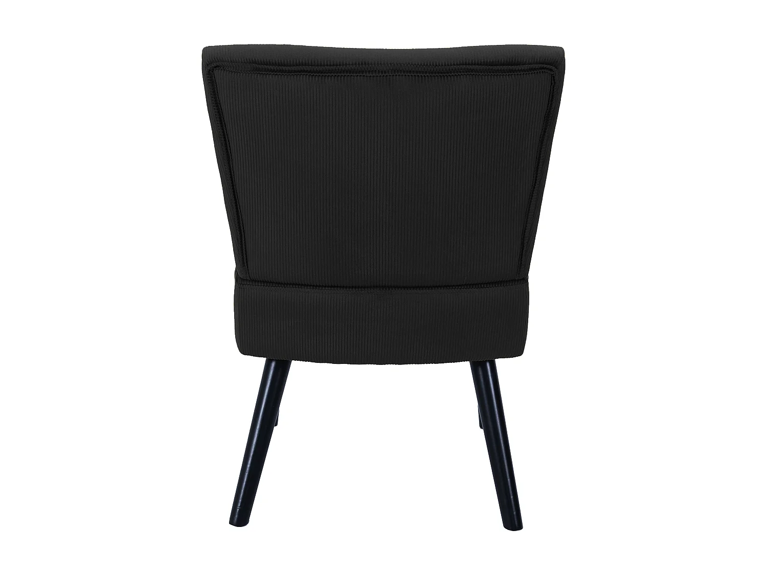 Fauteuil Crapaud Giulia Noir Noir