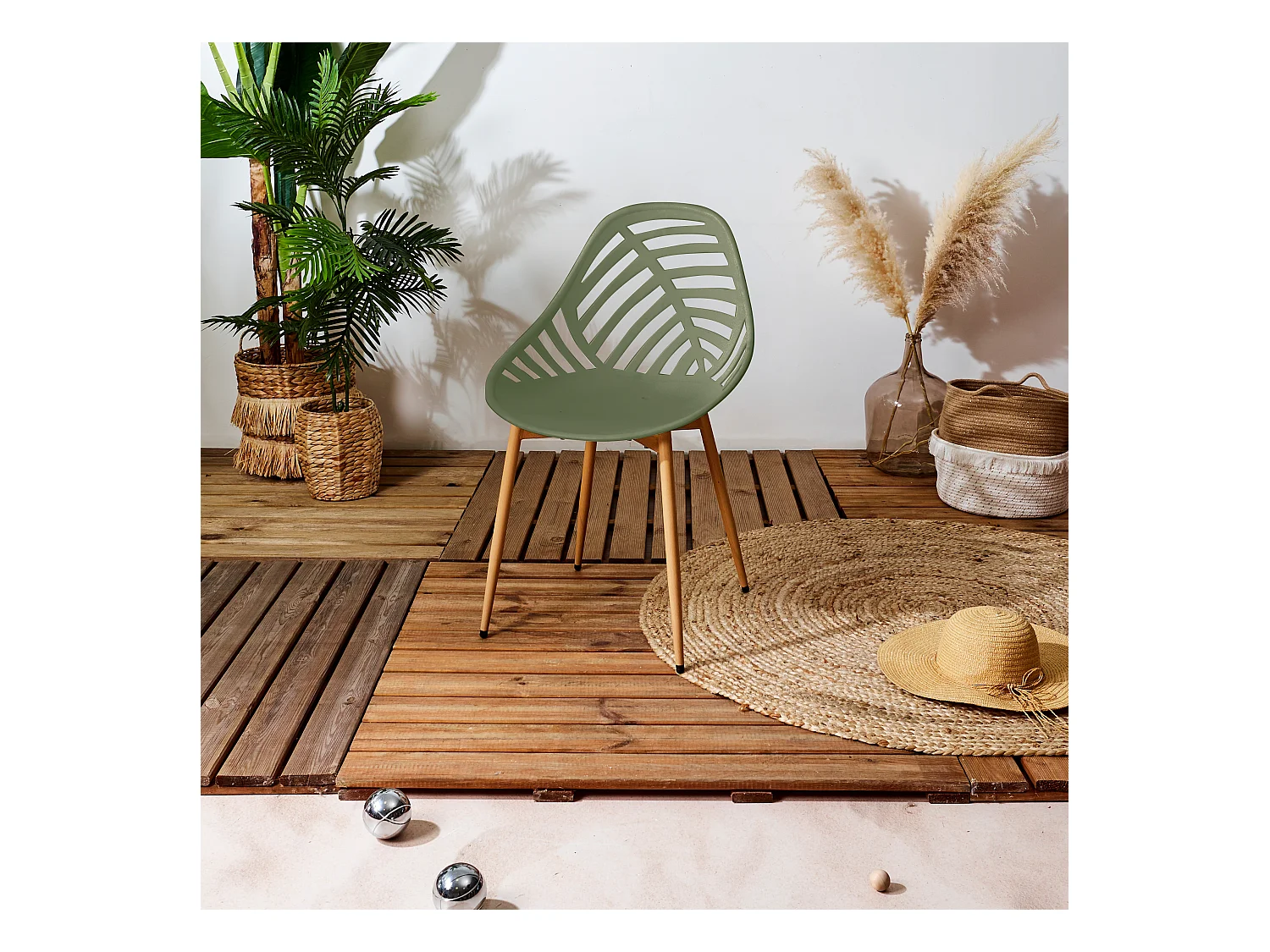 Chaise Mollina Olive - Lot De 4 Vert