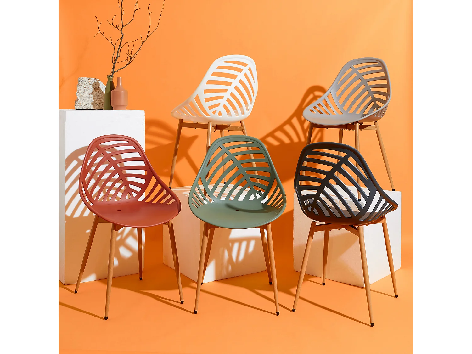 Chaise Mollina Olive - Lot De 4 Vert