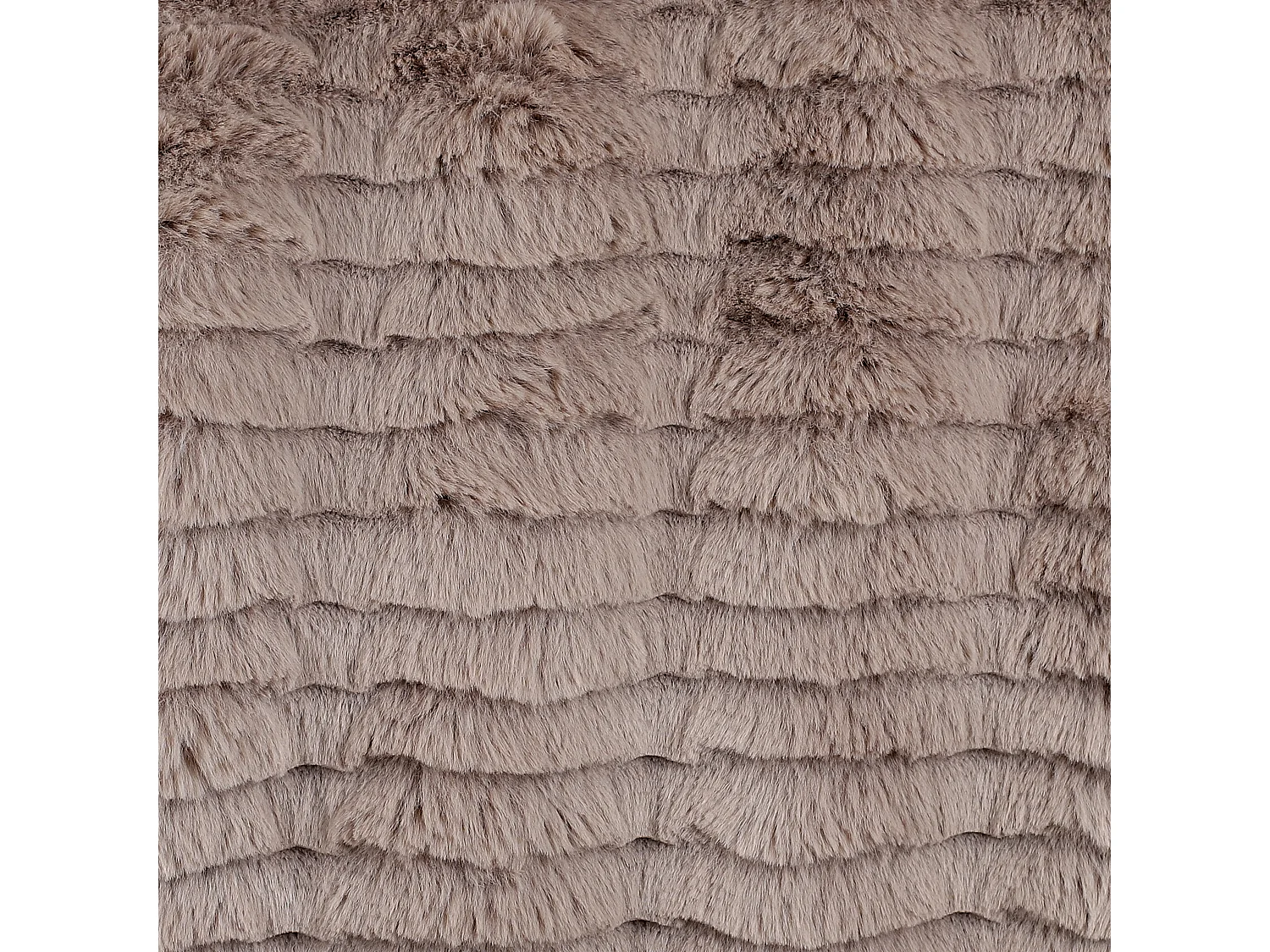 Plaid Imit Fourrure Opulence Taupe 120x150cm Marron