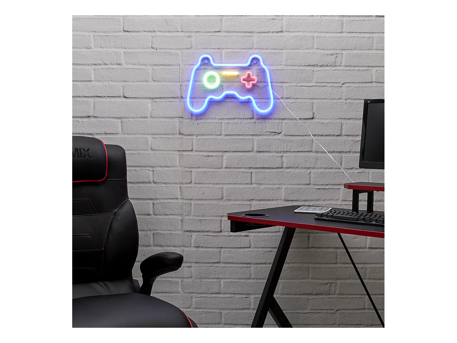 Lampe Tube Led Manette Usb Bleu, Rouge, Jaune, Vert