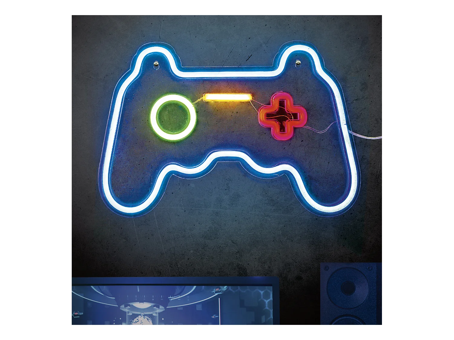 Lampe Tube Led Manette Usb Bleu, Rouge, Jaune, Vert