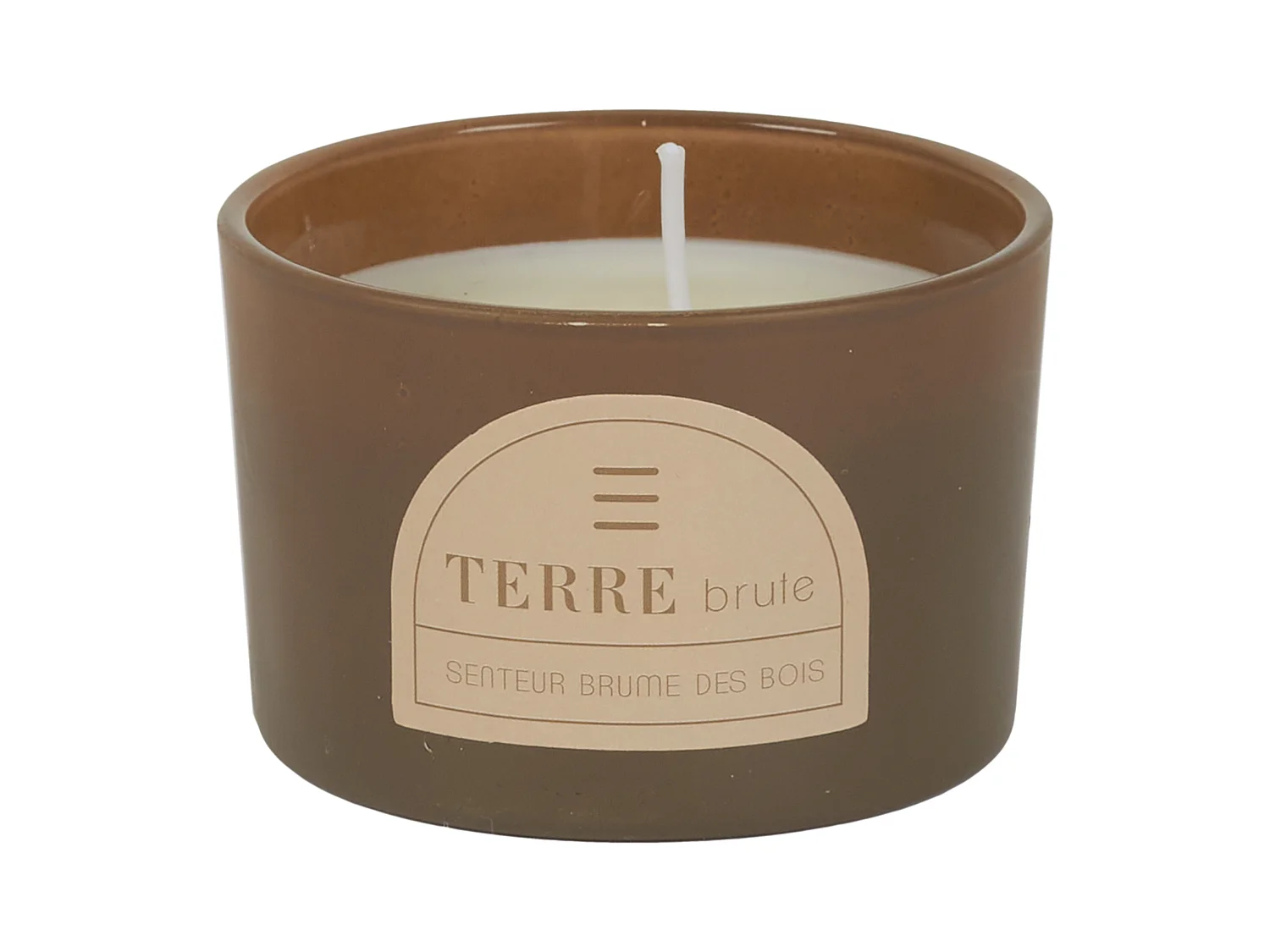 Bougie Parfumee X4 Coffret 4 Elements Beige, Marron