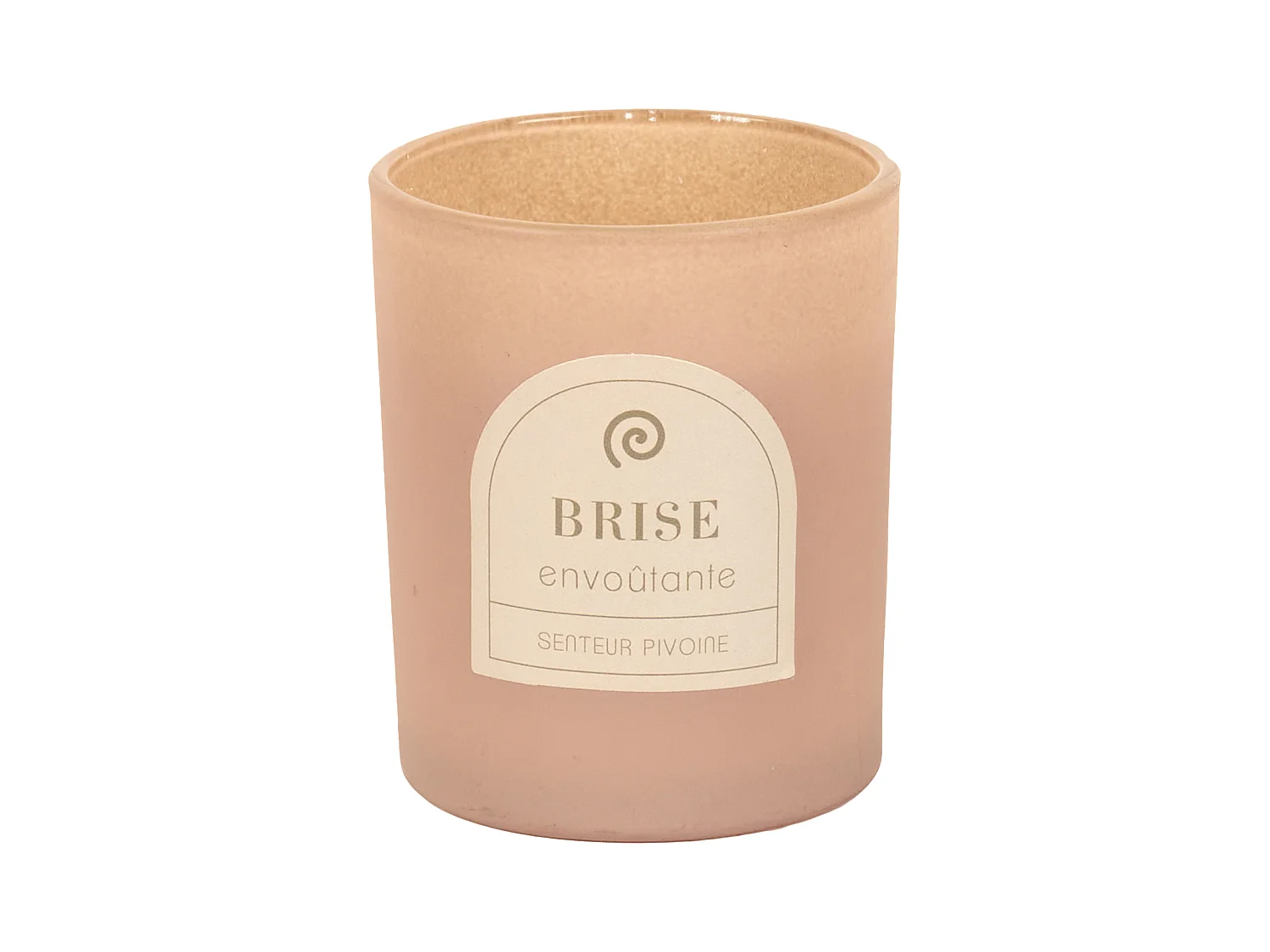 Bougie Parfumee X4 Coffret 4 Elements Beige, Marron