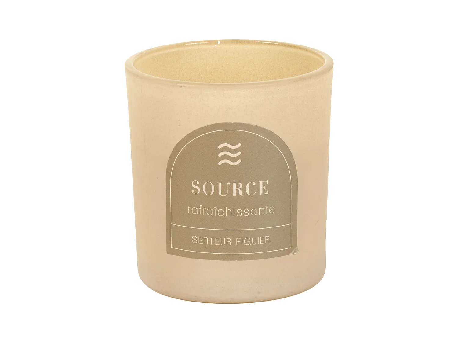 Bougie Parfumee X4 Coffret 4 Elements Beige, Marron