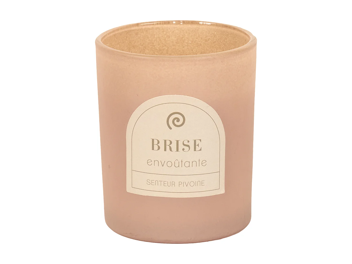 Bougie Parfumee X4 Coffret 4 Elements Beige, Marron