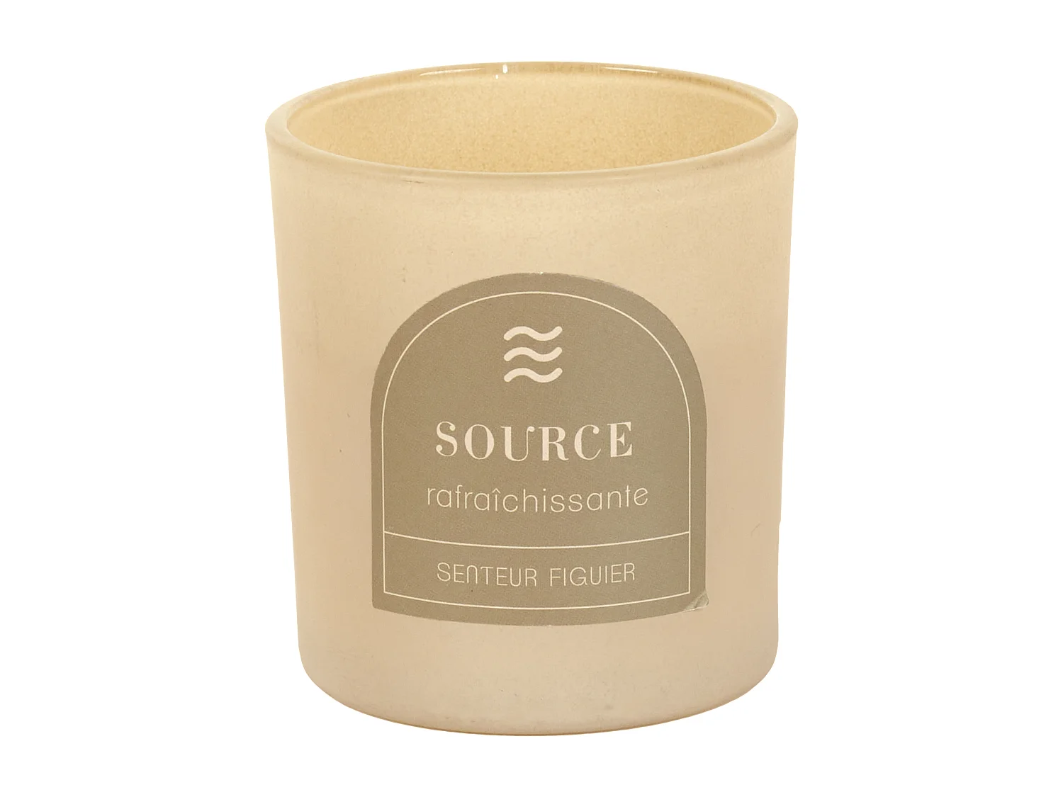 Bougie Parfumee X4 Coffret 4 Elements Beige, Marron