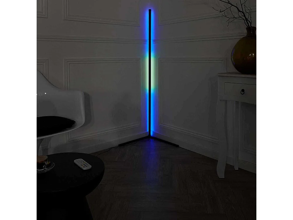Lampe Tube Led Angle 140cm Noir