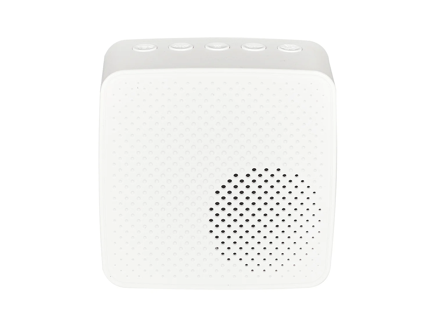 Reveil Miroir Enceinte Sans Fil 3w Blanc