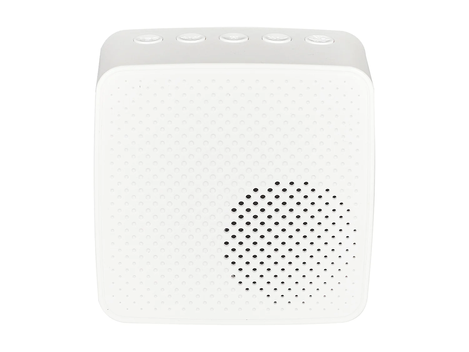 Reveil Miroir Enceinte Sans Fil 3w Blanc