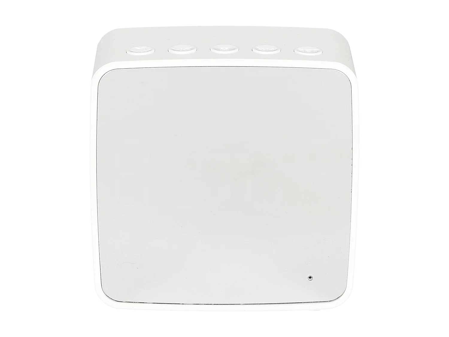 Reveil Miroir Enceinte Sans Fil 3w Blanc