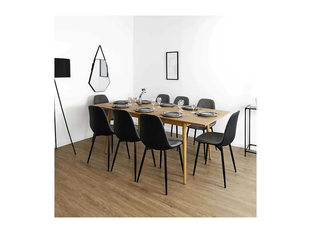 Table Extensible 160 200cm Paxton Marron