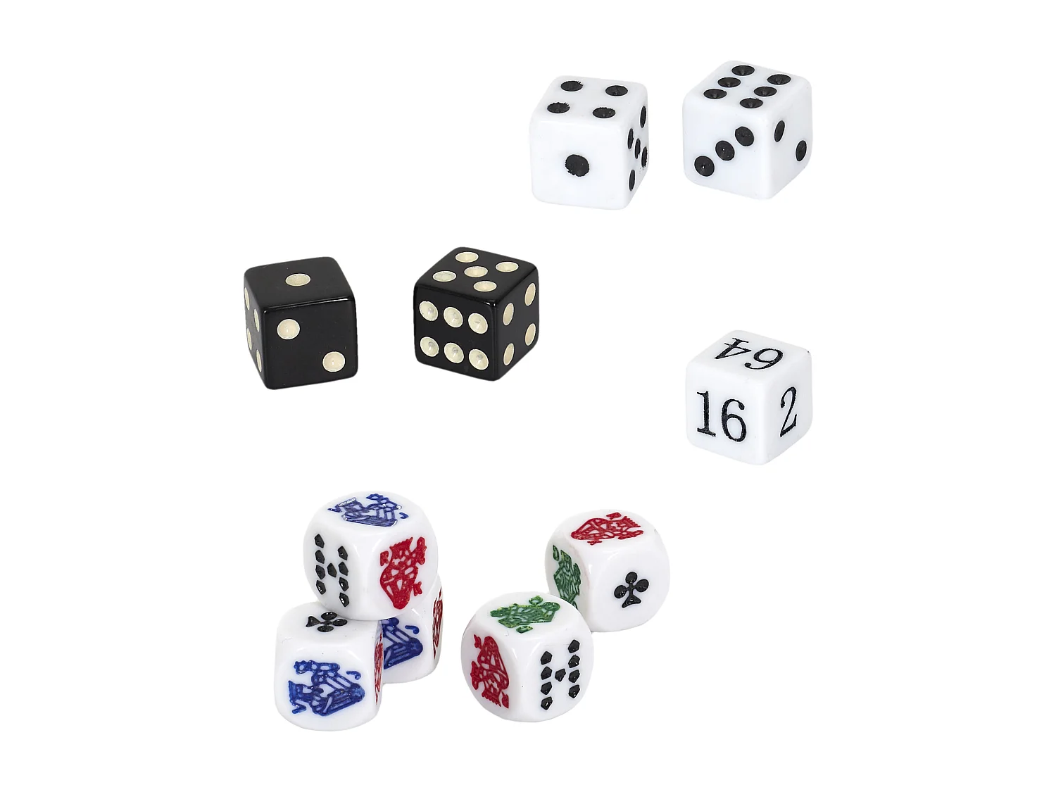 Cube De Jeux 6 En 1 Blanc, Noir