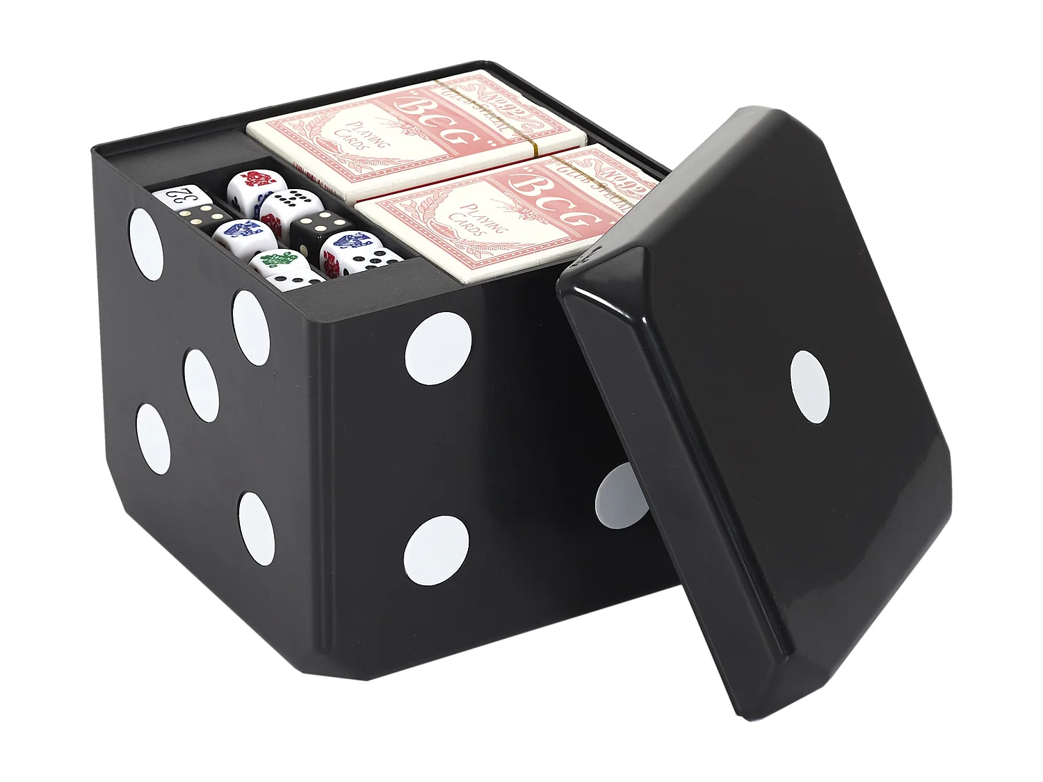 Cube De Jeux 6 En 1 Blanc, Noir