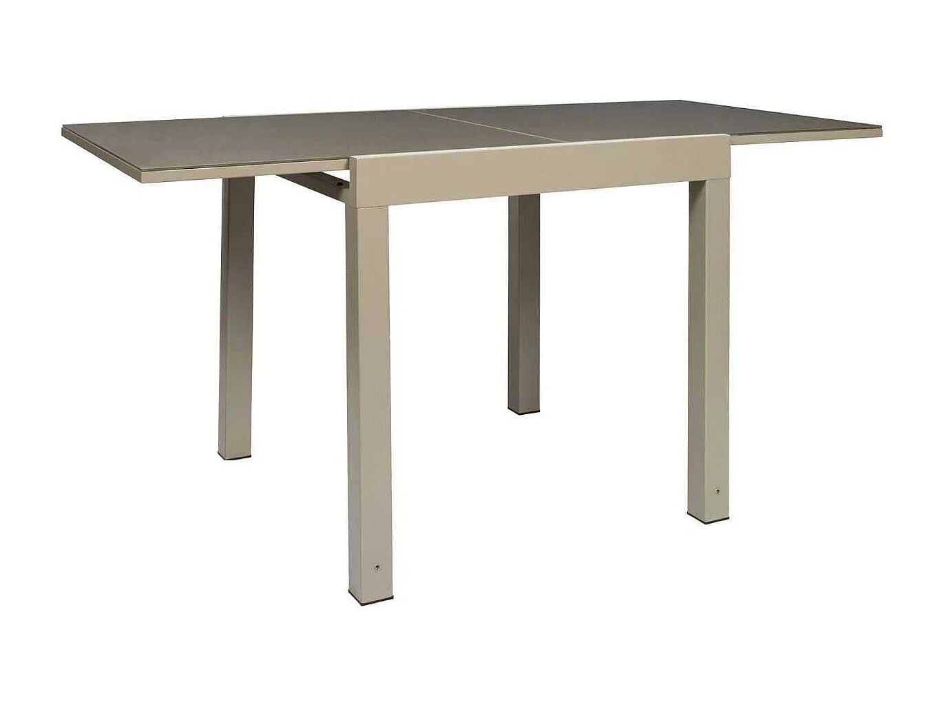 Table Jardin Extensible Haria 80x80x160cm Beige