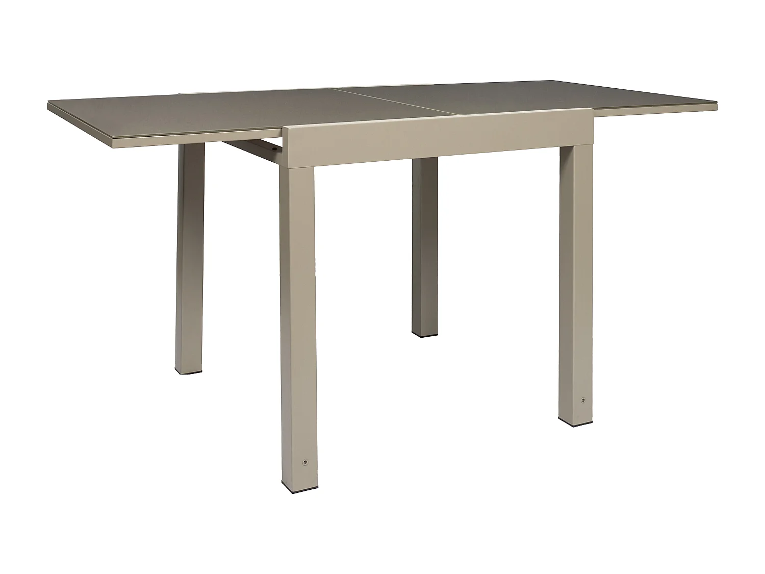 Table Jardin Extensible Haria 80x80x160cm Beige