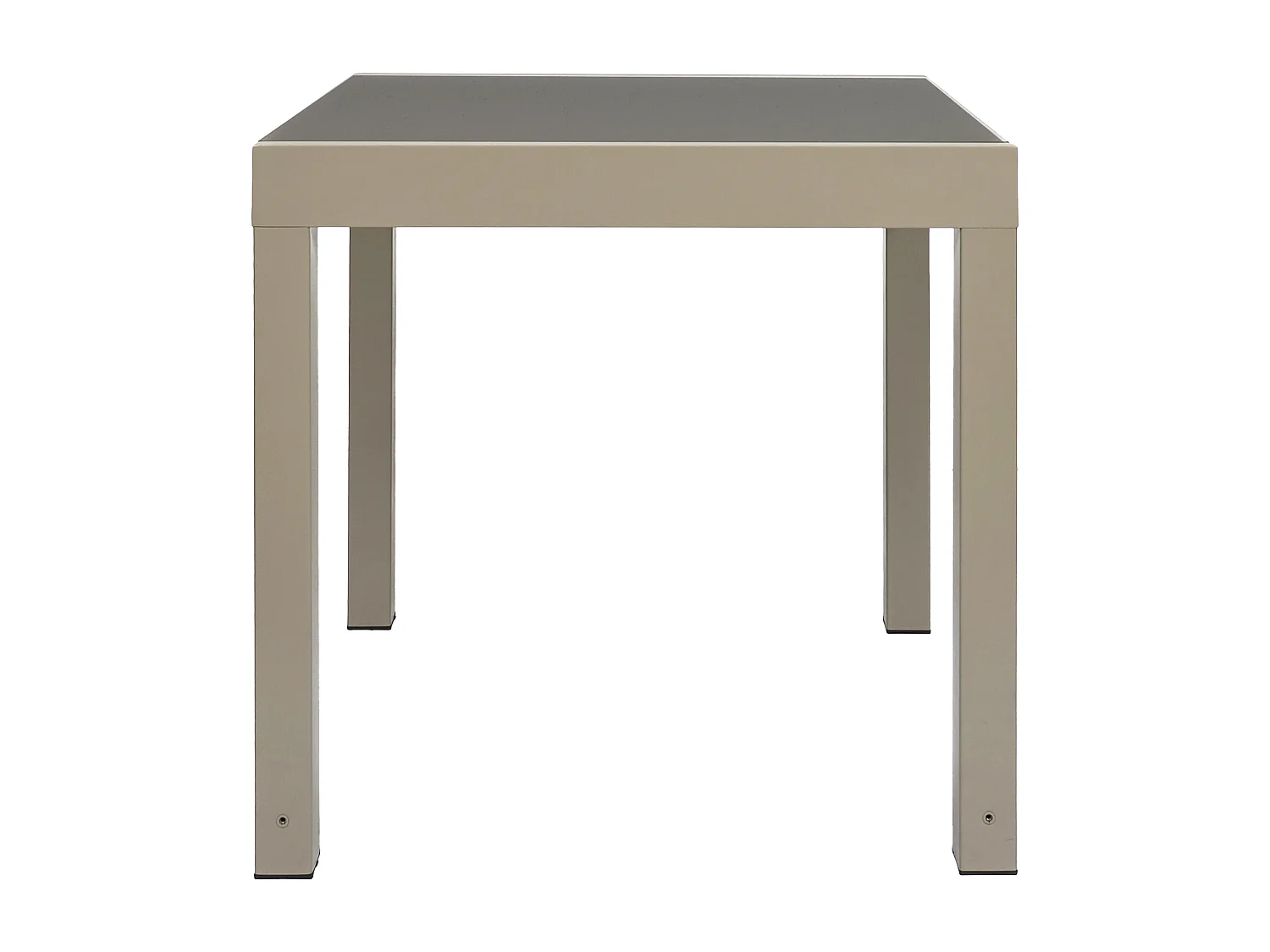 Table Jardin Extensible Haria 80x80x160cm Beige