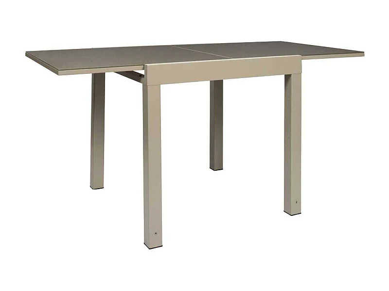 Table Jardin Extensible Haria 80x80x160cm Beige